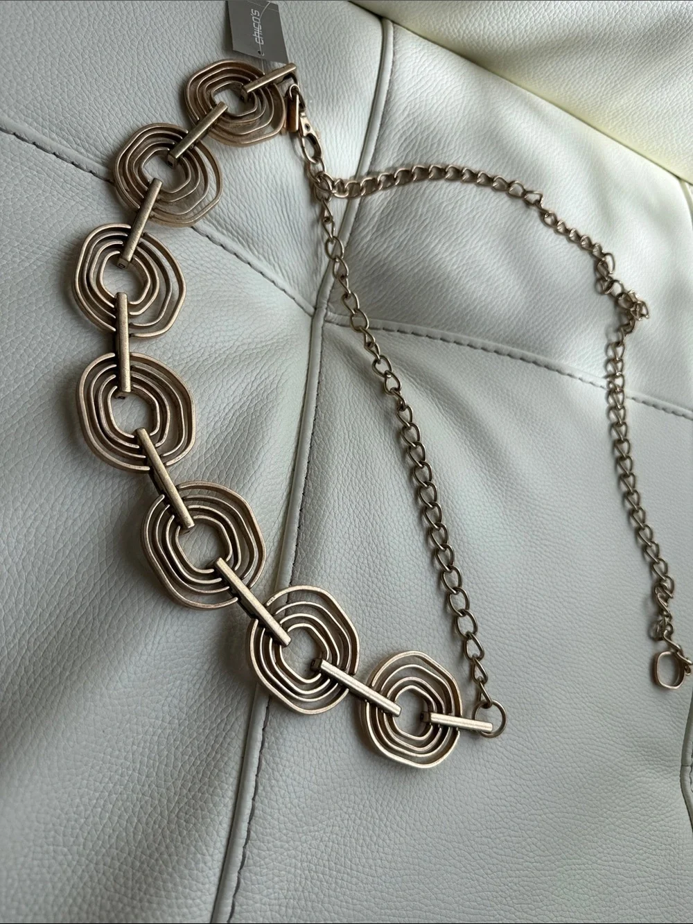 Chico's‎ Gold-Tone Concentric Link Belt